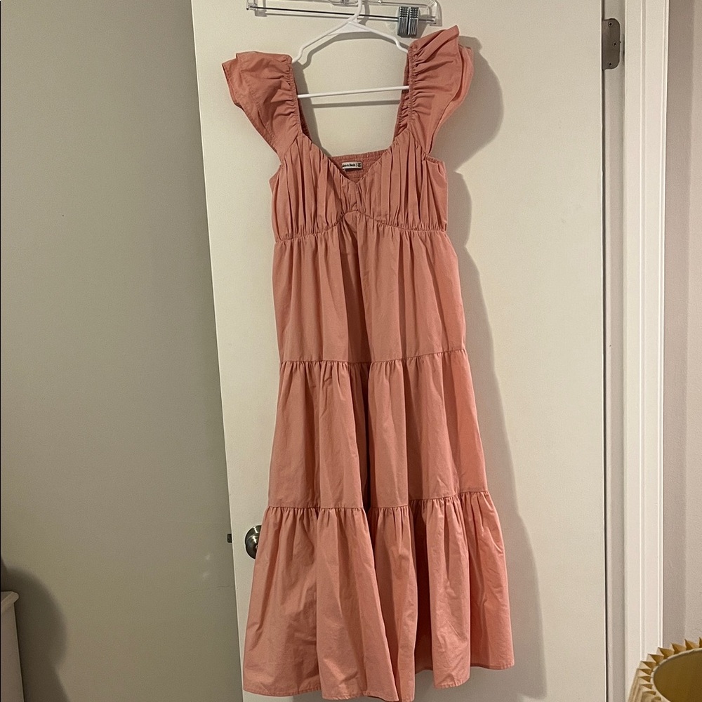 Abercrombie & Fitch Women’s Pink Midaxi Dress